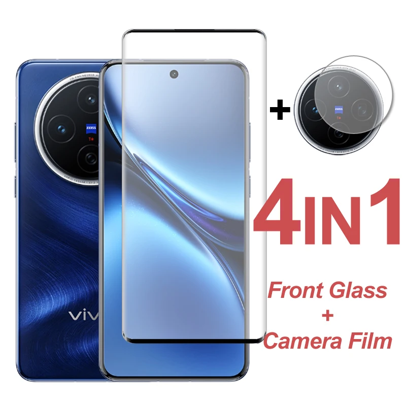 For ViVo X200 Glass Screen Protector Full Cover Tempered Glass On ViVo X200 Protective Phone Camera Lens Film For ViVo X200 Pro