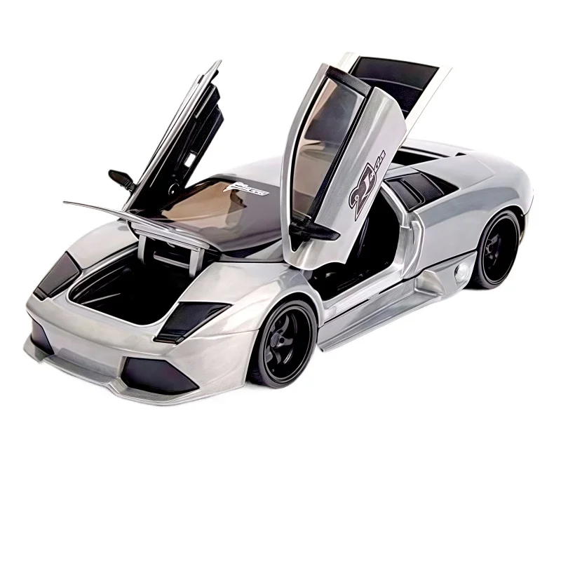JADA 1/24 Lamborghini édition 20e anniversaire avec plaque d'argent - un cadeau de voiture de collection extrêmement précieux