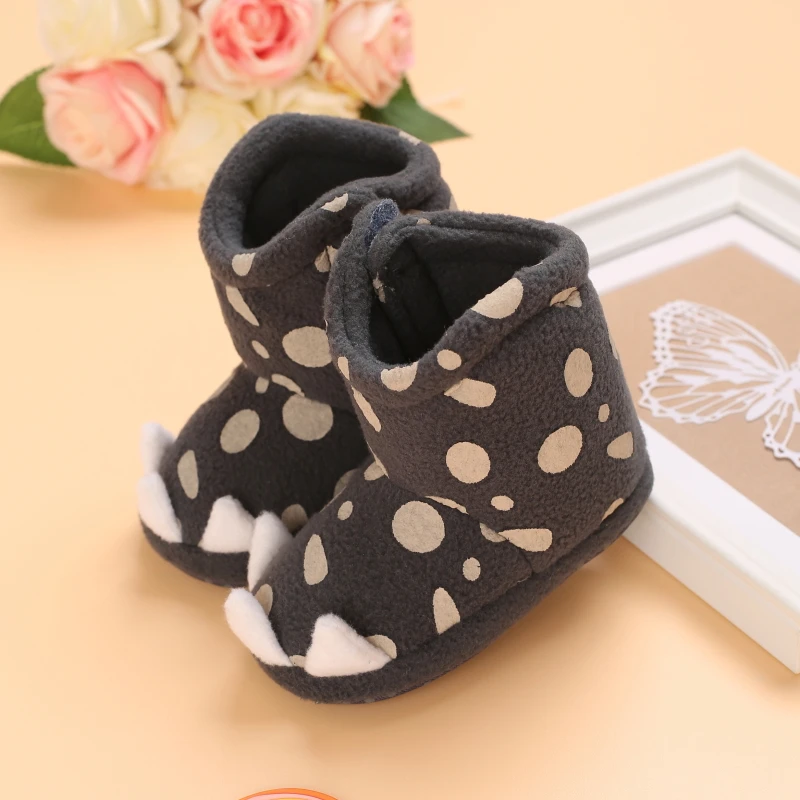 Cute and beautiful women's baby cotton shoes, winter warm baby shoes