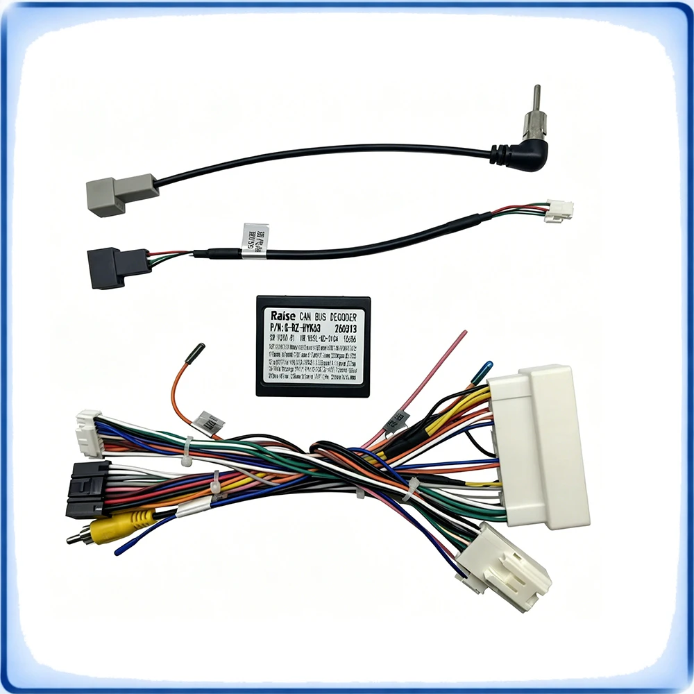 

Car Radio Wiring Harness with CANBUS Decoder for Kia KX5 2016 High Model Plug and Play Adapter