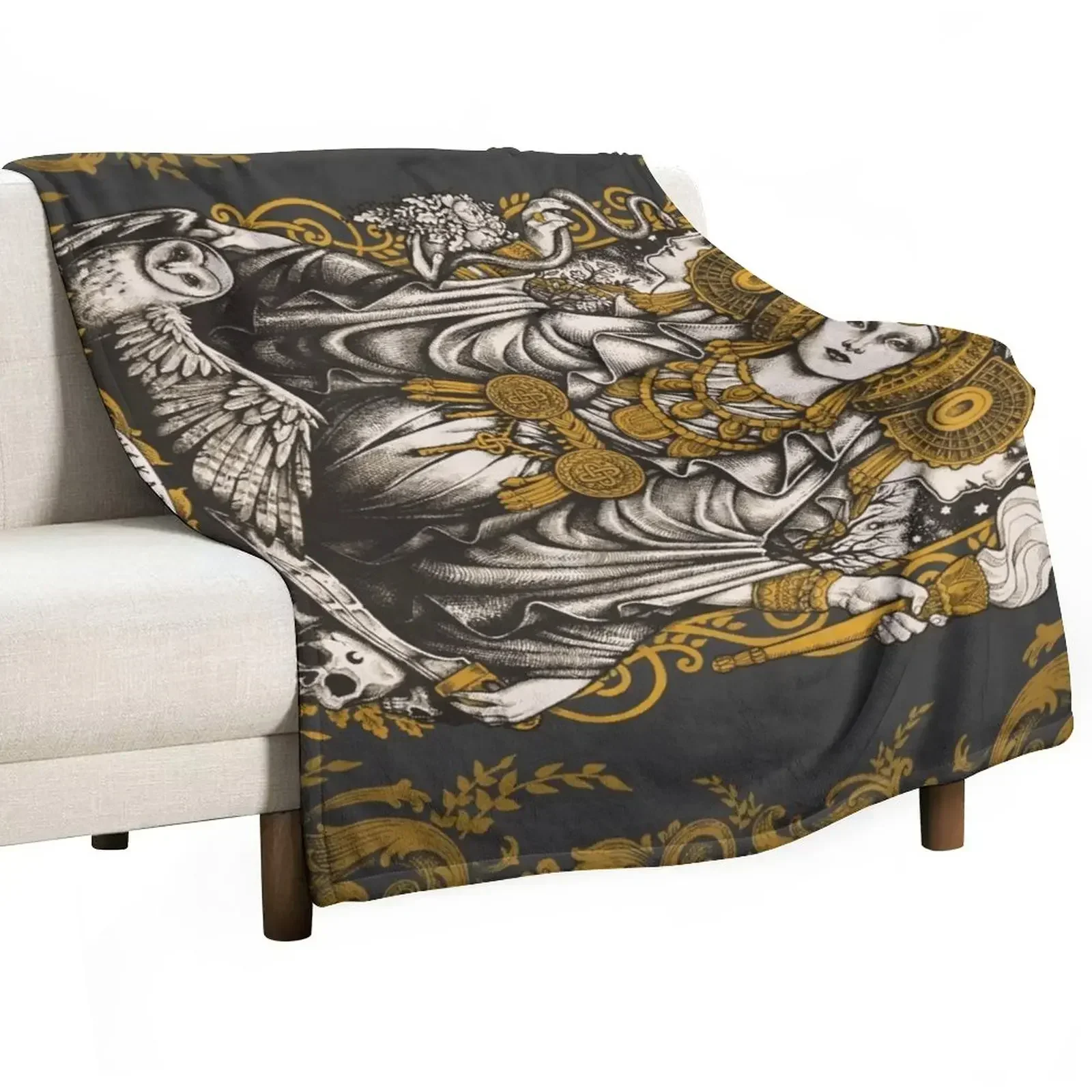 IBERIAN HECATE Throw Blanket For Sofa Thin christmas decoration Blankets