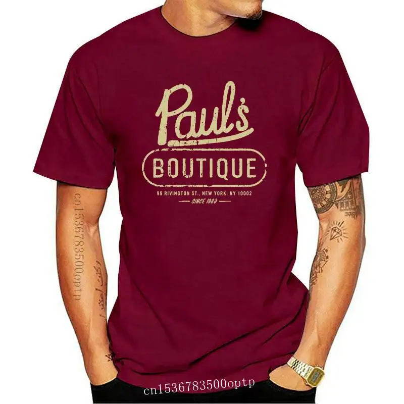 Beastie Boys T Shirt Album Paul's Boutique Tshirt 100% Cotton Soft Comfort Breathable Digital Print Basic Tee Tops