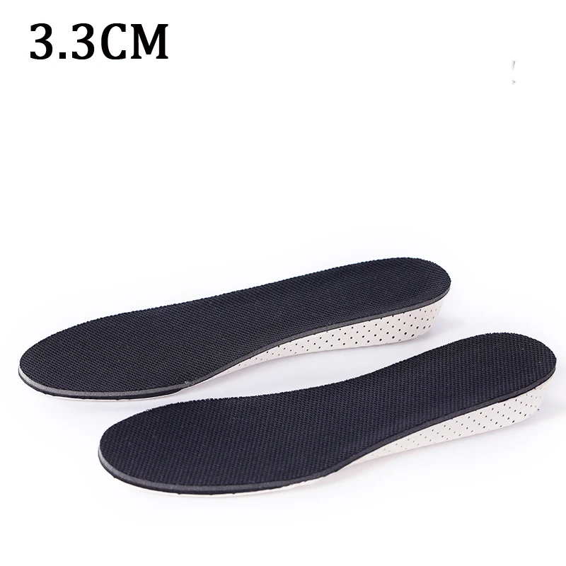 1 Paar Einlegesohlen zur Erhöhung der Höhe, Unisex-Schuhe, Einlegesohle, Höhenlift, verstellbarer Schnitt, Schuh-Ferseneinsatz, größere Unterstützung, saugfähige Fußpolster
