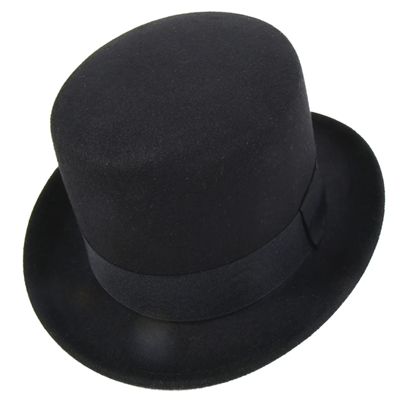 Chapeau Fedora occidental à large bord, cadeau pour petit ami, Costume magicien à bord court pour les rassemblements en plein