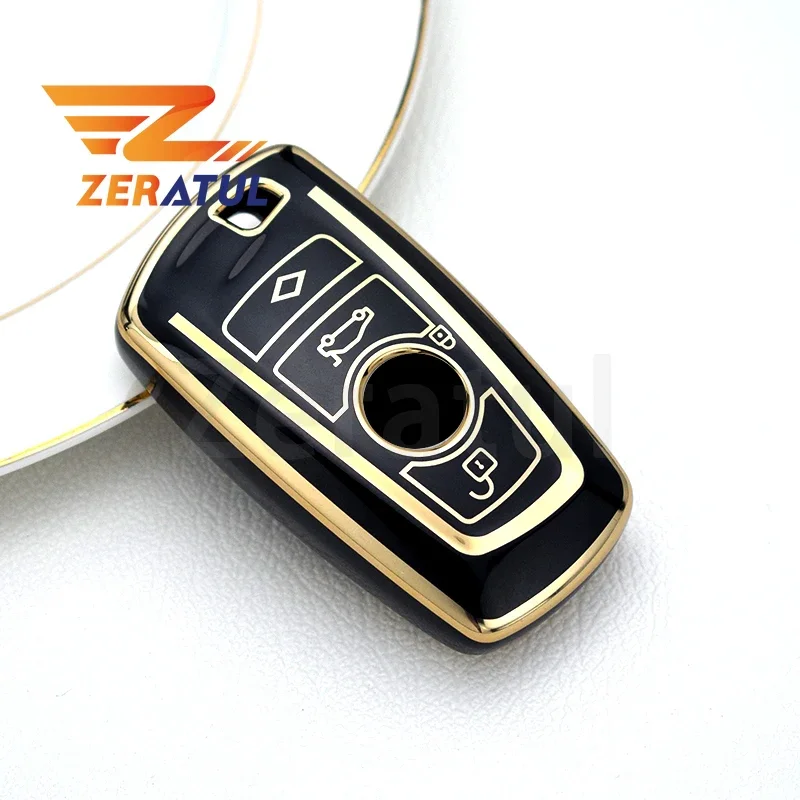 

For BMW 1 3 5 7 Series X1 X3 X4 X5 F10 F15 F16 F20 F30 F18 F25 M3 M4 E34 Car Remote Key Case Cover Shell Accessories