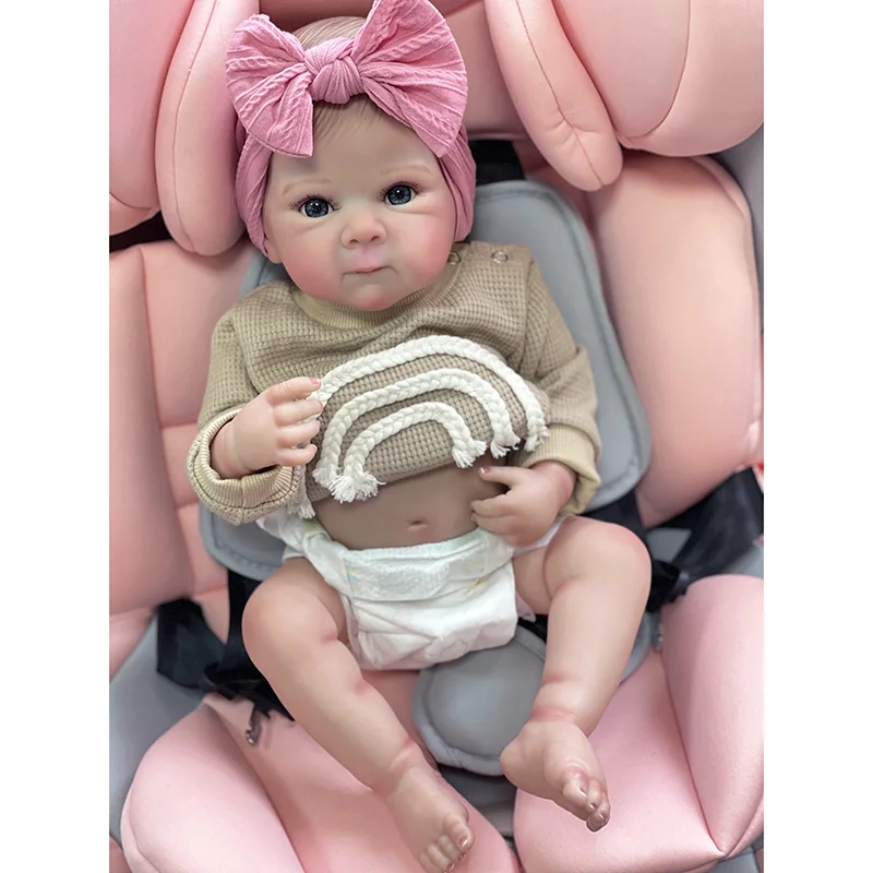 

45CM Bettie Lifelike Already Painted Doll Newborn Baby Reborn Doll Hand Paint with Genesis High Quality 3D Skin Tone