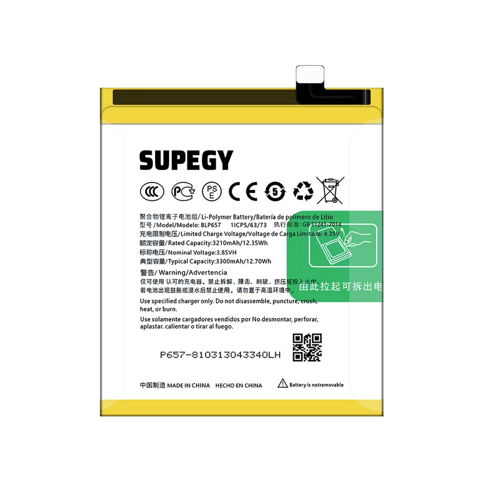 Batería 100% Nueva BLP657 para OnePlus 6 /A6000/A6003, reemplazo + herramientas gratis 3