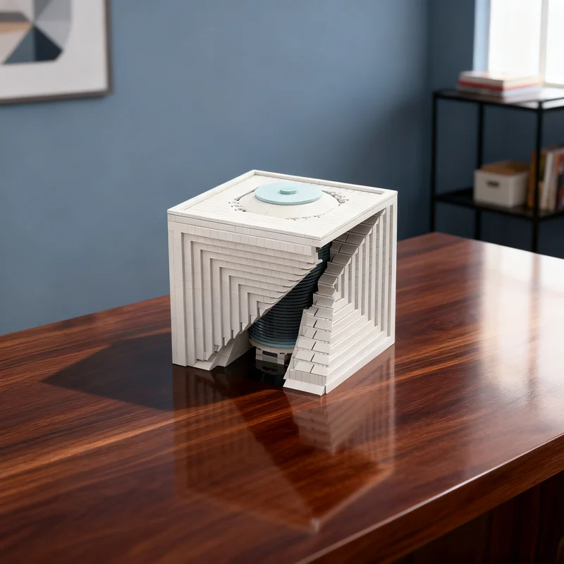 

3588 деталей MOC «Зеленая планета Дубай 1:200» — архитектурная модель, конструктор, игрушка, подарок, креативный предмет для демонстрации, коллекционный настольный набор премиум-класса