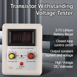 DC120-2700V tranzystor wytrzymujący Tester napięcia rura MOS Tester diodowy regulatora napięcia IGBT z portem TYPE-C klip testowy LCR