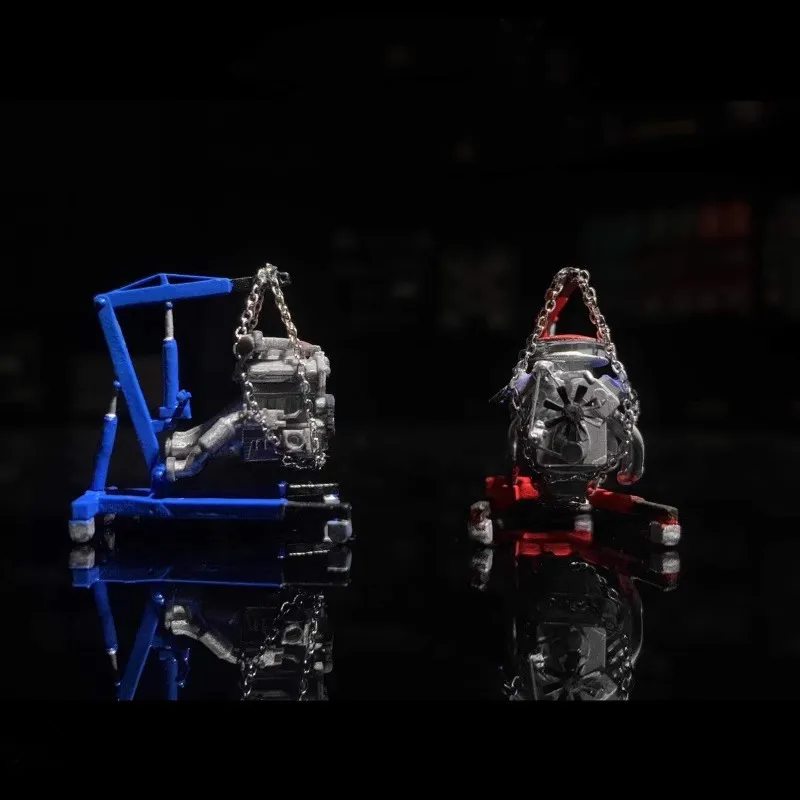 

1/64 Engine Bracket Modification Model Crane Garage Repair DIY Scene Accessories Collecation Miniature Figure Display Fans