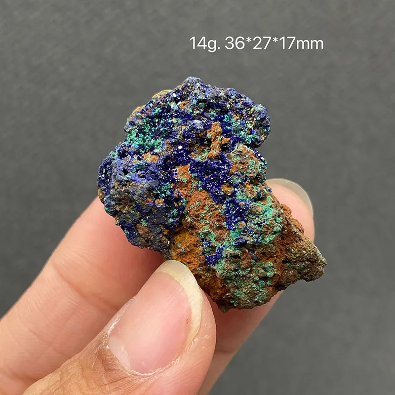 100% natural azurite and malachite symbiotic raw stone mineral specimen healing crystal gem collection