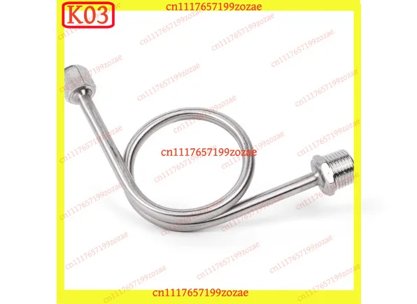 LK M20x1.5 G1/2 Stainless Steel Pressure Gauge Buffer Tube Ball Valve Plug Valve Switch for Radiator, Replacement Parts