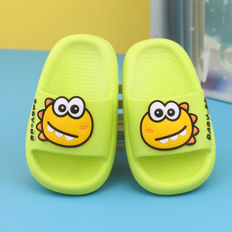 Baby Boy Baby Slippers Dinosaur One and a Half Years Old Kids' Shoes Interior Home Children's Non-Slip Girls Sandals