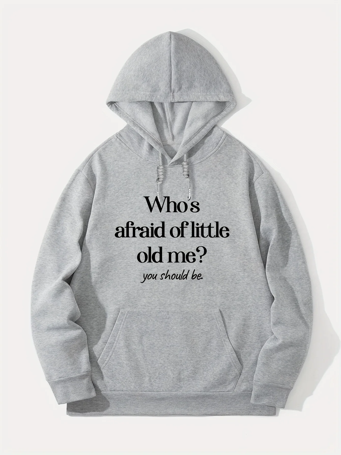 Autumn Winter Fashion Trend Letter Print Men Hooded Sweatshirt Daily Outdoor Sports Loose All Build Leisure Warm Street Style