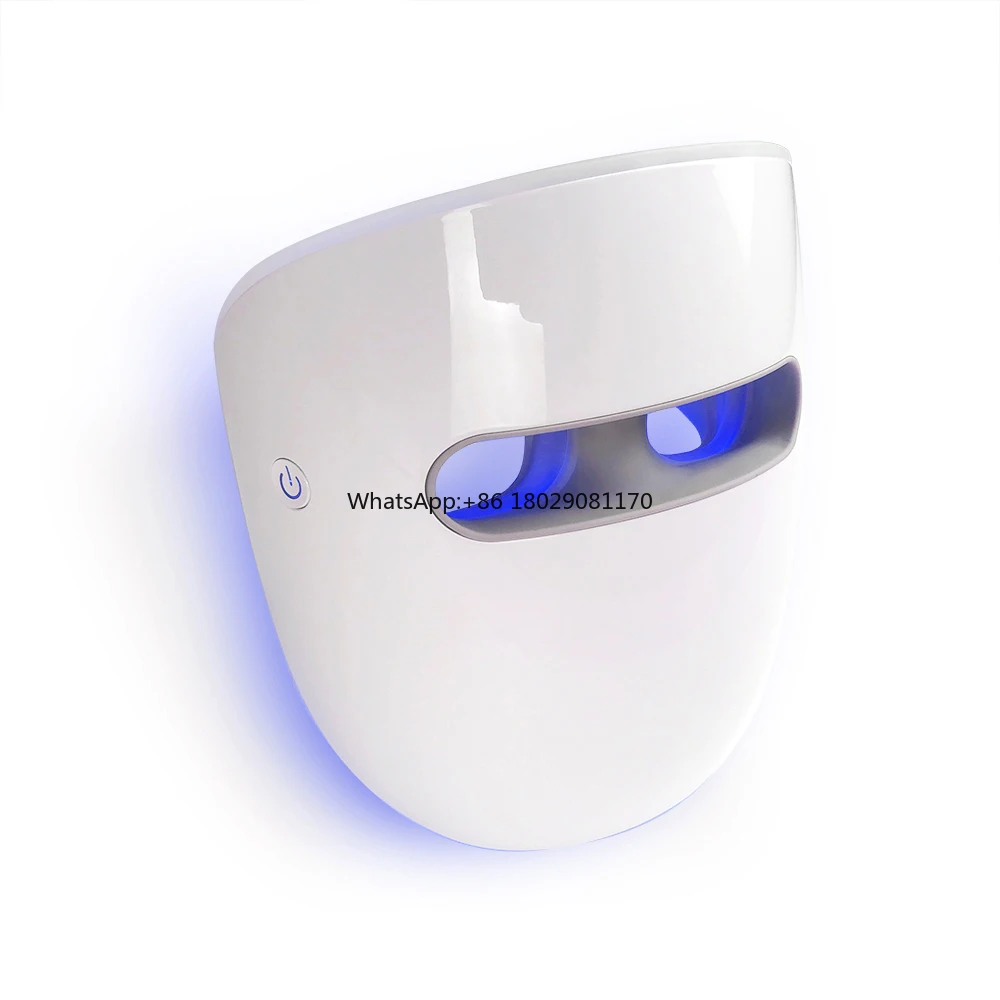 Wholesale LED Light Therapy Mask 3 colors Red Blue Lights Therapy Device Photon Infrared LED Facial Mask