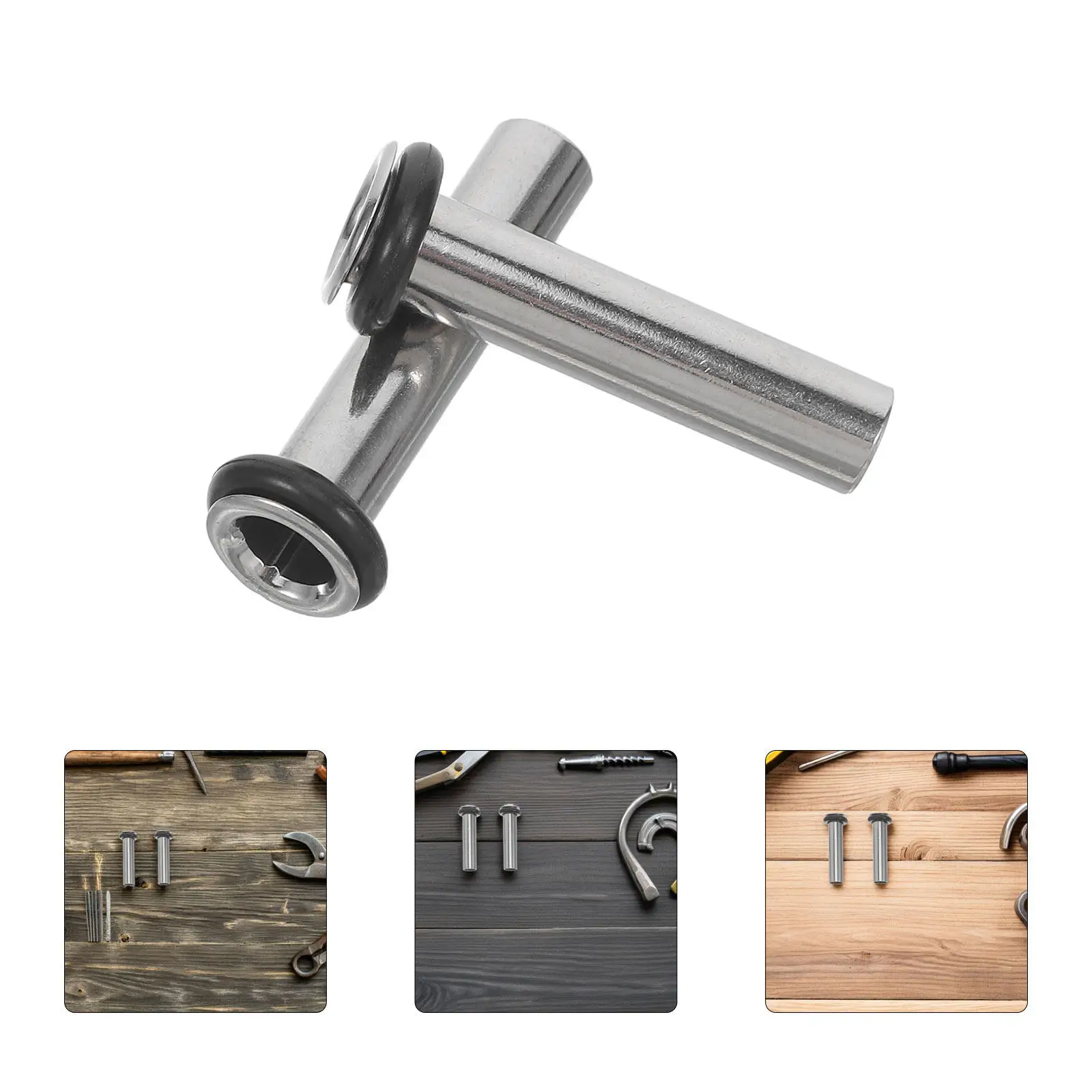 2Pcs Stainless Steel Brewing Tube Floating Dip Tube Keg For Beer Keg System Draft Adapter Connector Leakproof