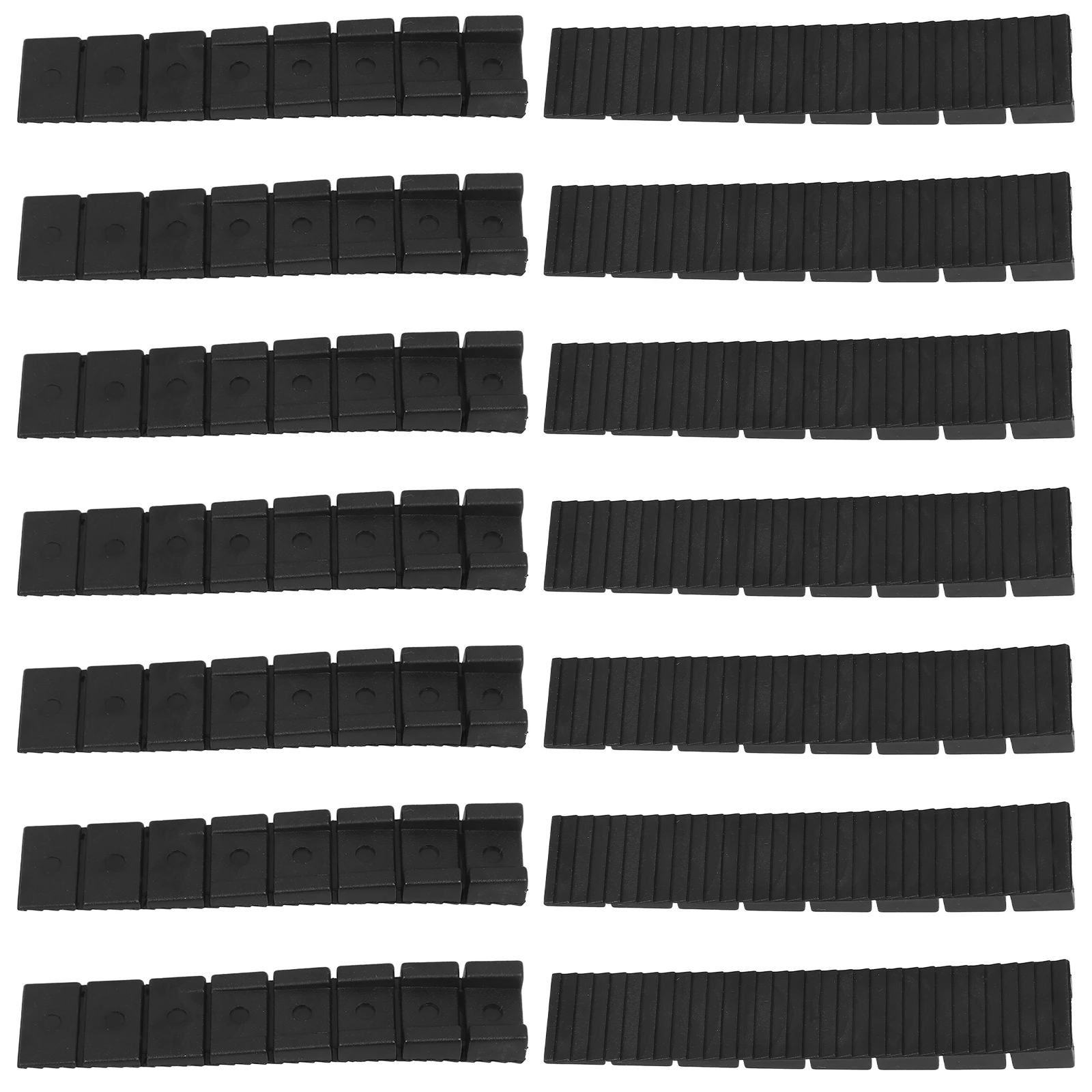 

20Pcs Furniture Leveler Shims Plastic Wedges For Stabilizing Uneven Floors Tables Chairs Cabinets Home Furniture Supplies