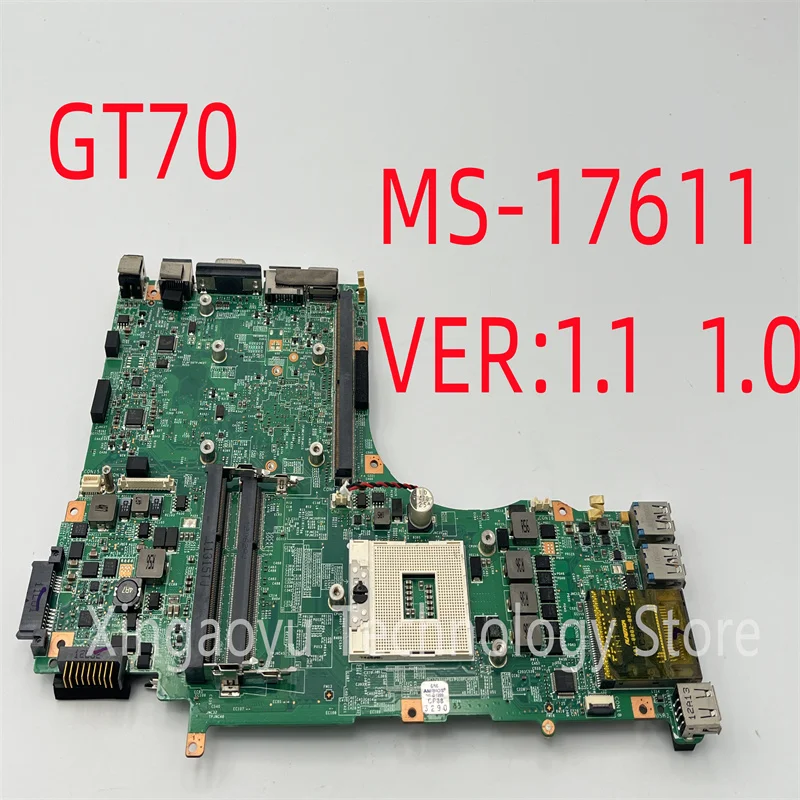 

MS-1761 MS-17611 REV 1.1 1.0 Original l FOR MSI GT783R GT780 GT70 LAPTOP MOTHERBOARD 100% Test OK