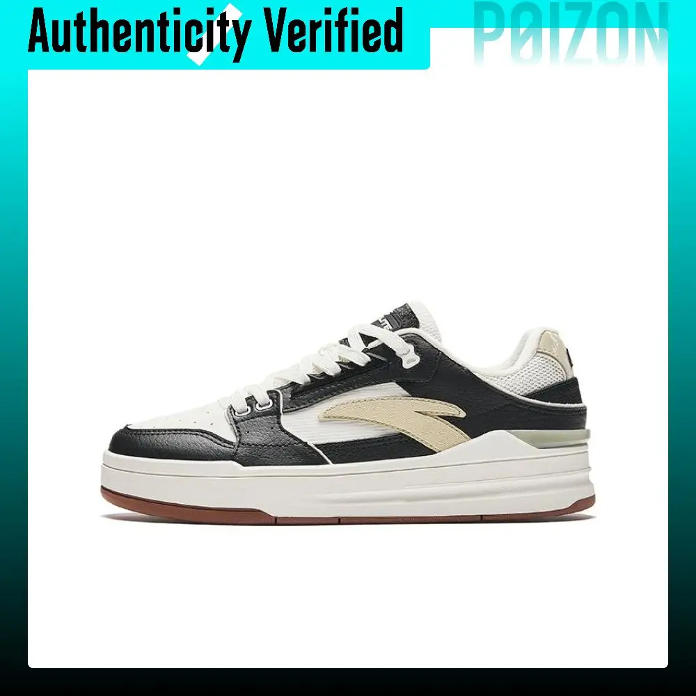 Anta Street Lite Low top Skateboard Shoes Women's White Black 122438052-3