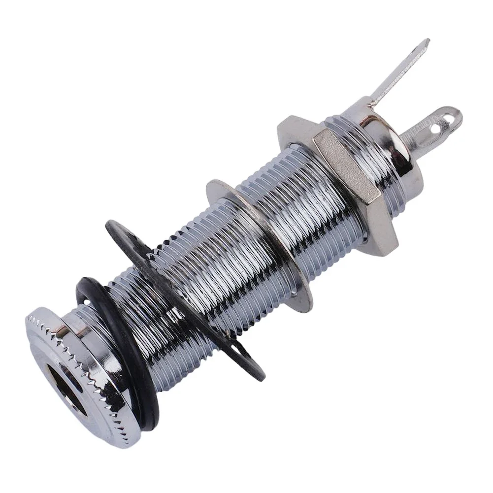 

High Sensitivity 1/4 Inch Electric Guitar Bass Output Jack Socket Plug Durable Suitable For Electric Instruments