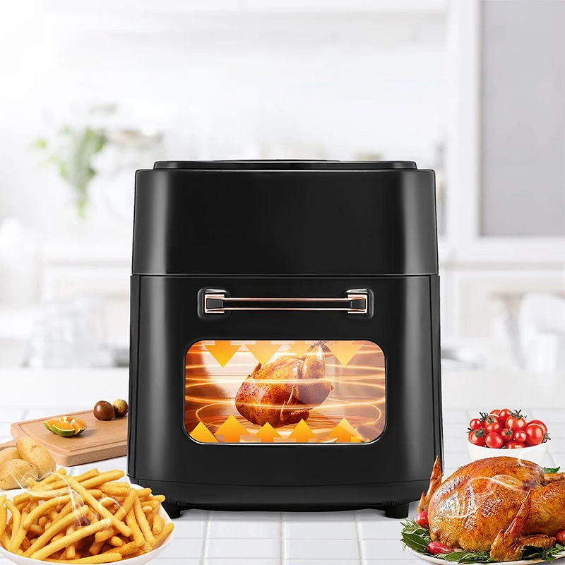 11L Large Kitchen Air Fryer with Digital Controls-Black