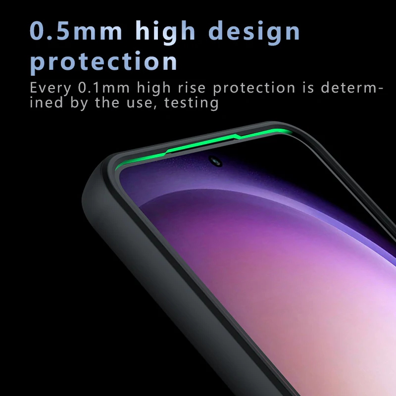 For Samsung Galaxy A55 A54 A34 A35 A24 A25 A15 A14 5G 4G S22 S23 S24 Ultra Plus FE Z Fold 4 5 Case Matte Skin Transparent Cover