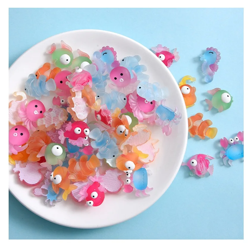 حيوانات المحيط الصغيرة الراتنج الحيوانات الصغيرة حيوانات البحر التماثيل البحرية مصغرة الزينة DIY بها بنفسك خزان الأسماك بوعاء حديقة صغيرة المناظر الطبيعية #6