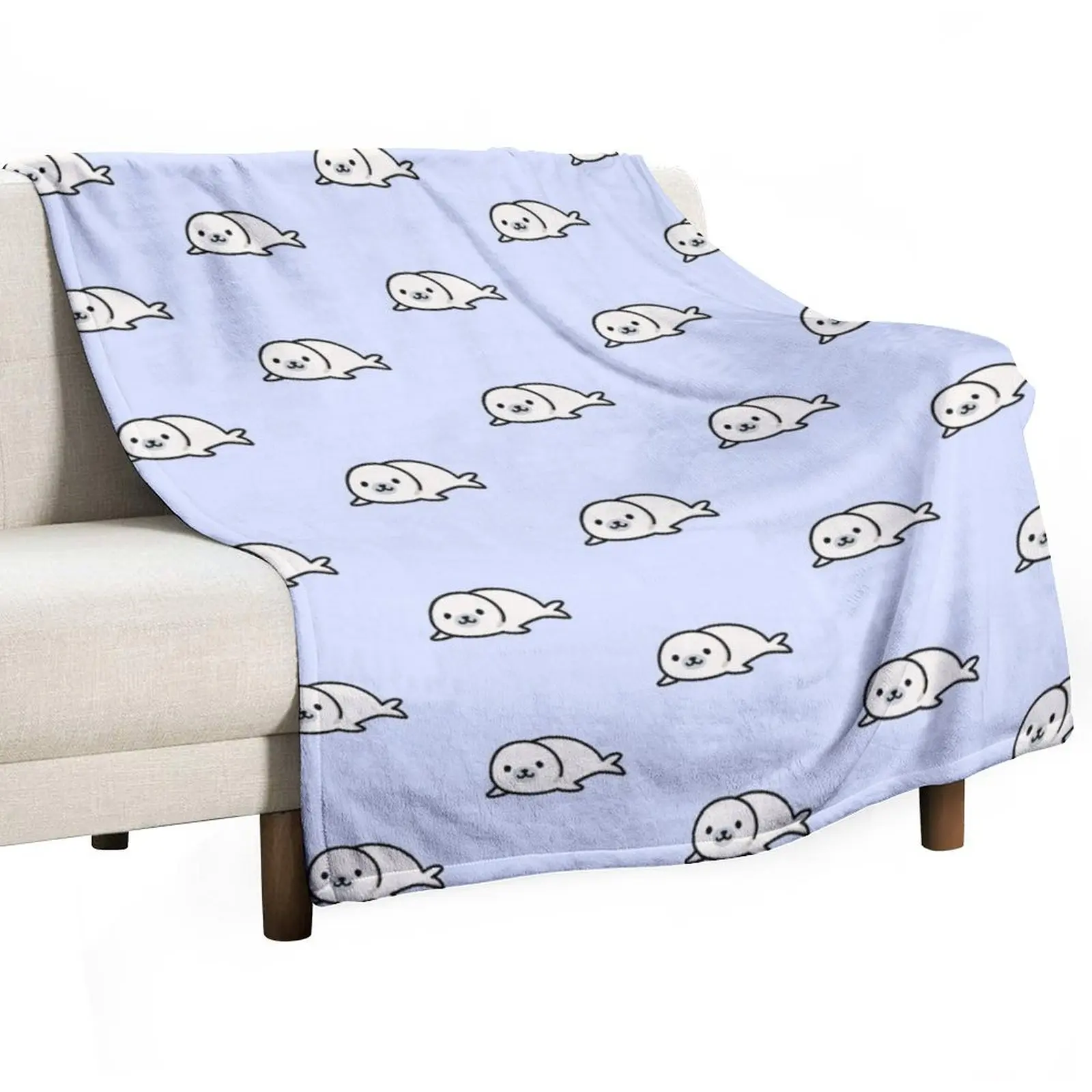 Seal Throw Blanket funny gift Luxury Brand Fashion Sofas bed plaid Bed linens Sofa Throw Blankets