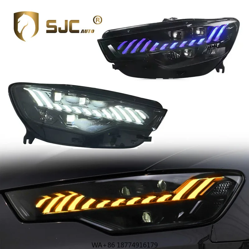 

Auto Car Accessories Matrix LED Headlights for A6 12-15 LED Dynamic Turn signal Lamps Daytime Running Car Accessories