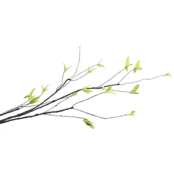 Artificial Plant Plastic Dry Vine Green Leaf Simulation Flower DIY Home Decor Artificial Leaf Tree Branch For Home Decoration