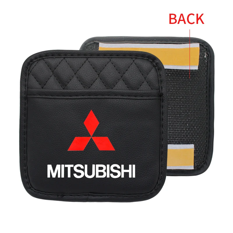 Multifunction Car Organizers Pocket Bags Car Storage Box Sticker For Mitsubishi Lancer 9 Outlander ASX L200 Pajero Colt Ralliart