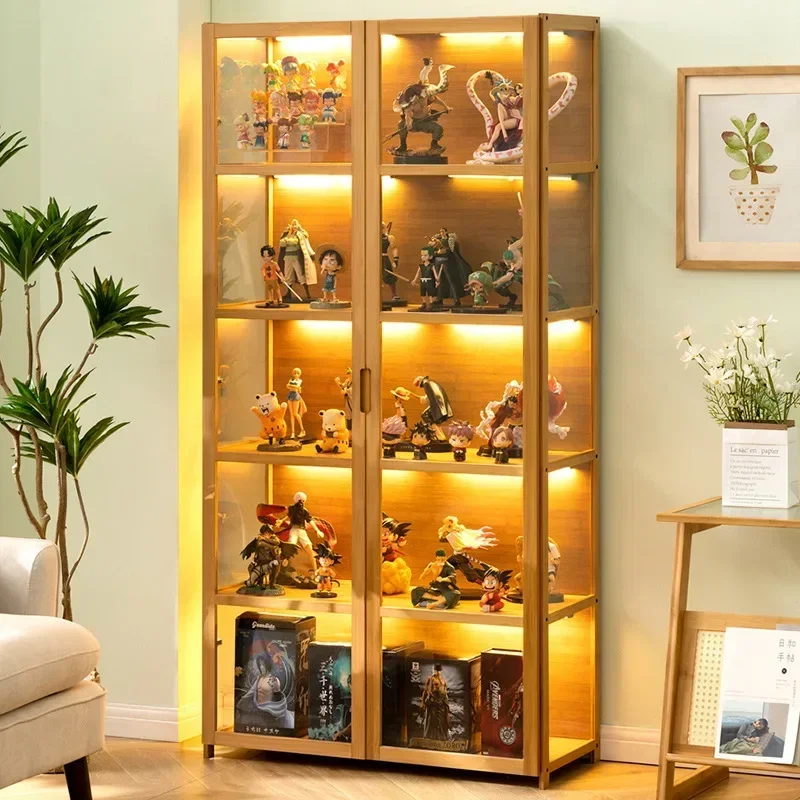 Exquisite Figure Display Cabinet Acrylic  Model Toy Display Shelf Display Cabinet Cosmetics Non-Glass Household Shelf