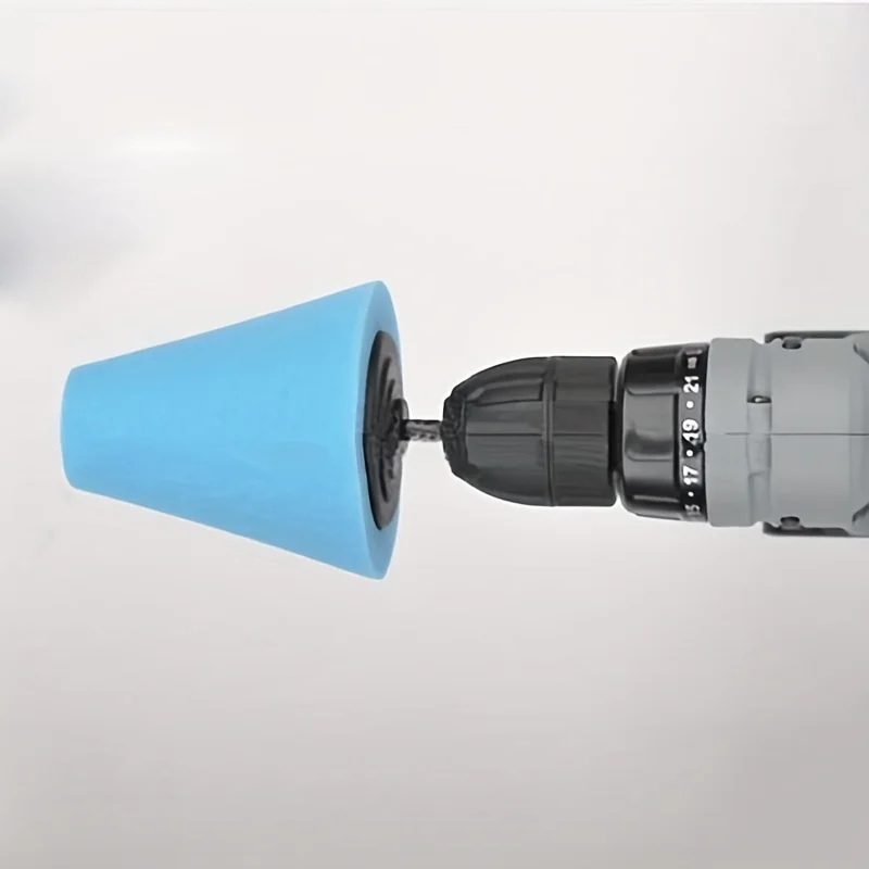 Car Hub Polishing Sponge Grinding Head in The Net Dead Angle Polishing Sponge Wheel Metal Plastic Grinding Conical Sponge