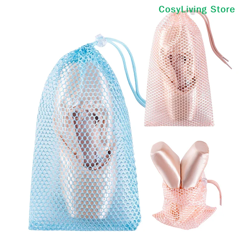 巾着バレエバッグブルーシャンパンカラーダンスバッグ女の子のためのバレリーナポワントシューズバッグバレエダンスアクセサリー