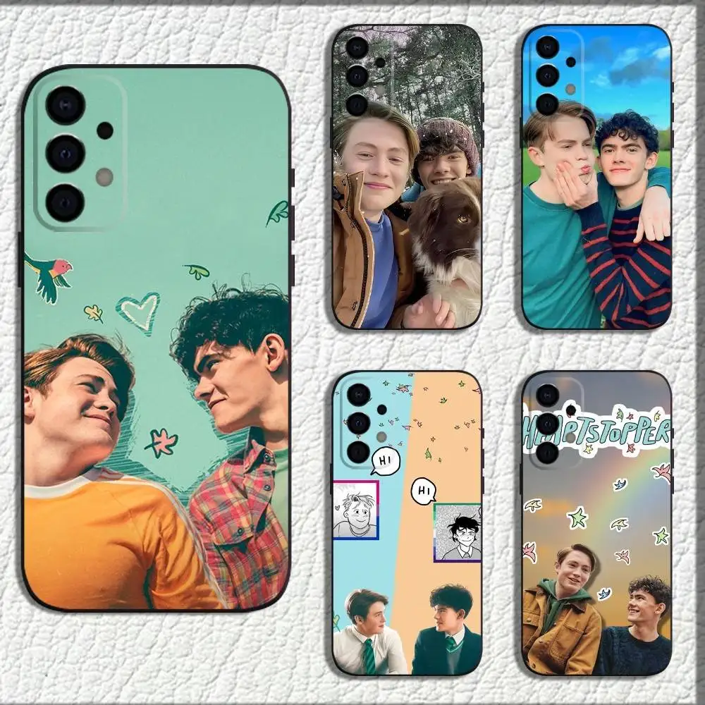 

TV H-Heartstopper Series Phone Case For Samsung Galaxy A73,72,71,A52,51,40,41,A22,A32,31,A13,12,Note20 Soft Black Shell