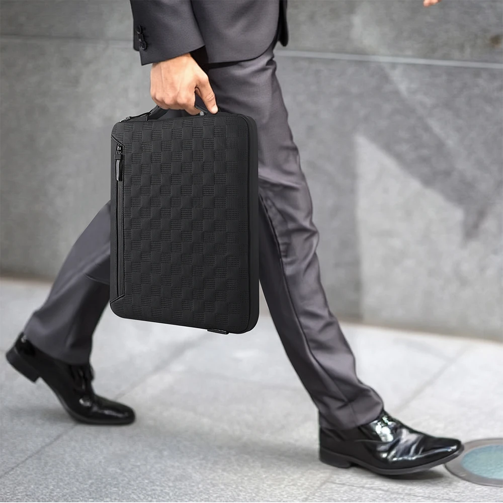 Wodoodporna, odporna na wstrząsy, odporna na zarysowania torba na laptopa 14, 15,6-calowy pokrowiec na laptopa z uchwytami