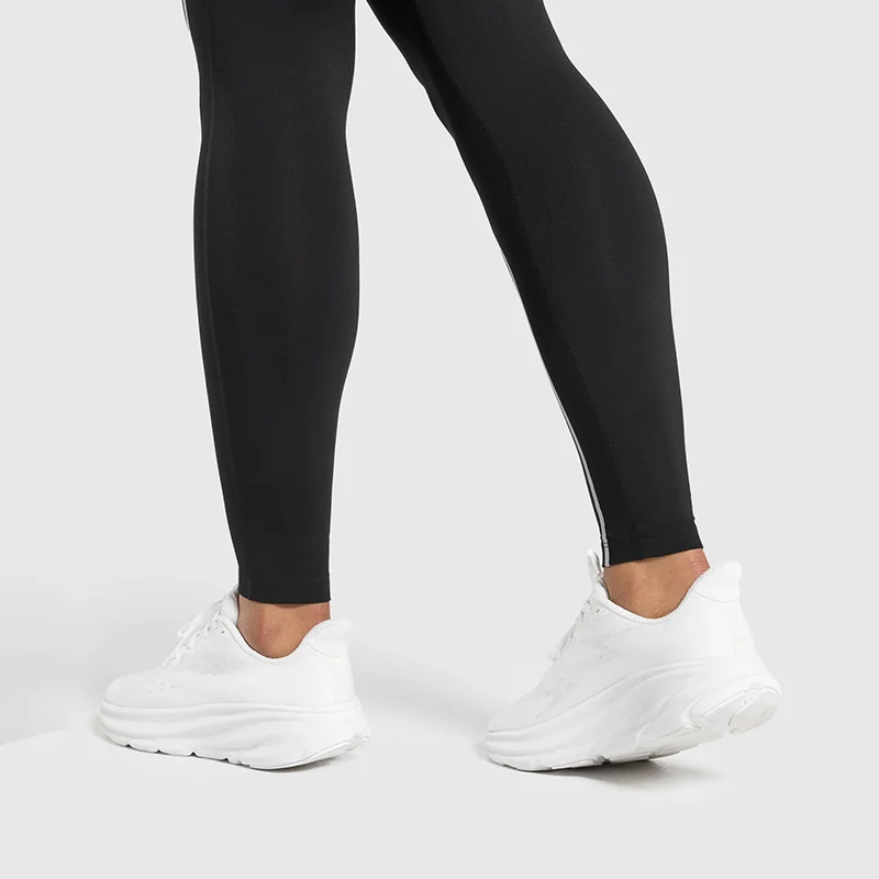 جديد مخطط الصالة الرياضية التدريب طماق النساء ربيع الخريف تمتد الدراجات الرياضة اليوغا طماق جديد شيك الدانتيل متابعة البطن التحكم الجوارب #4