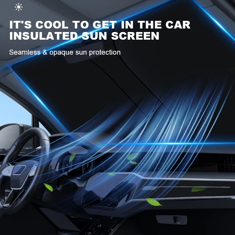 

Car Windshield Sun Shade Covers Front Window Foldable Sunscreen Sun Visors Heat Insulation Sunshade Parasol for Car Accessories