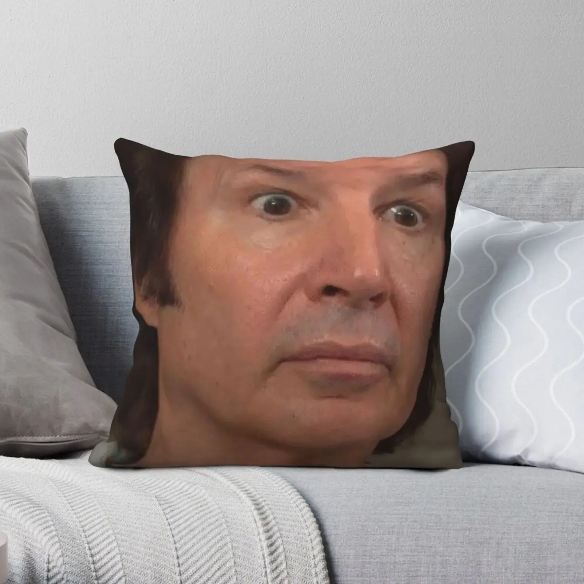 Neil Breen Thousand Yard Stare Square Pillowcase Polyester Linen Velvet Creative Zip Decorative Sofa Seater Cushion Cover 18