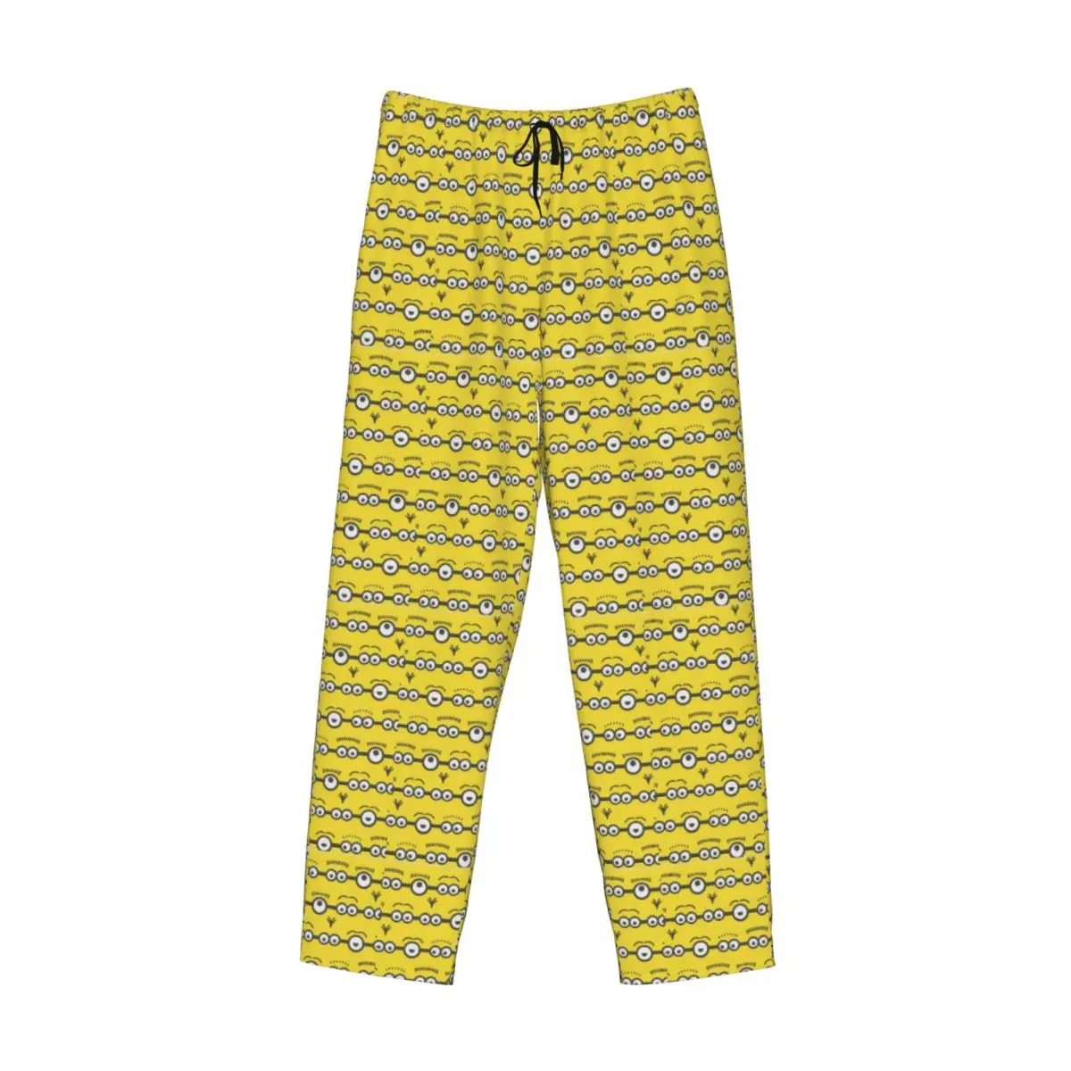 Pantalon de pyjama personnalisé M-Minions pour hommes, vêtements de nuit classiques Kawaii, bas de sommeil lounge commandés avec poches