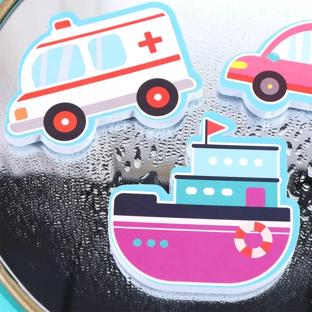 EVA salle de bain jouer jeu d'eau jouets flottant voiture bateau enfants Puzzle jouets de bain doux autocollant bricolage jouet bébé bain Puzzles jouet