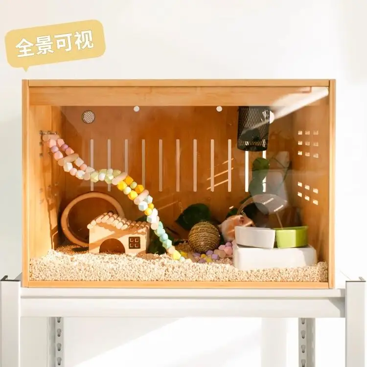 

Parrot feeding box Transparent bird cage Household pet feeding box Bamboo cage Acrylic bird cage Parrot incubator