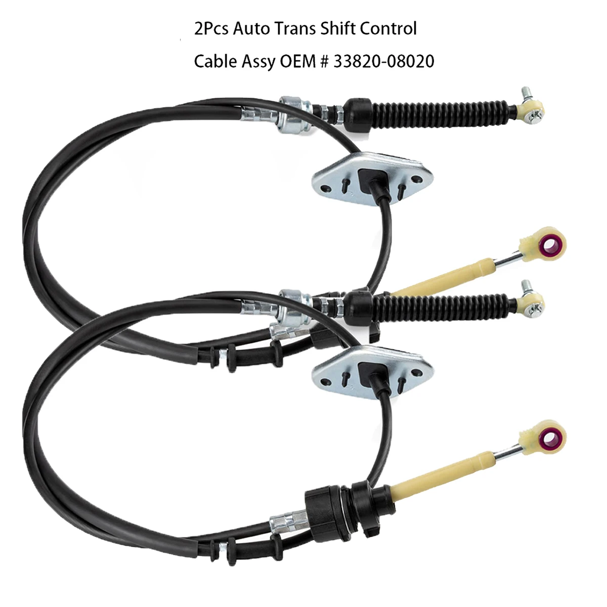 1Pcs 33820-08020 Transmission Control Cable Assembly for Toyota Sienna 2004-2010 Auto Trans Shift Control Wires Gearbox