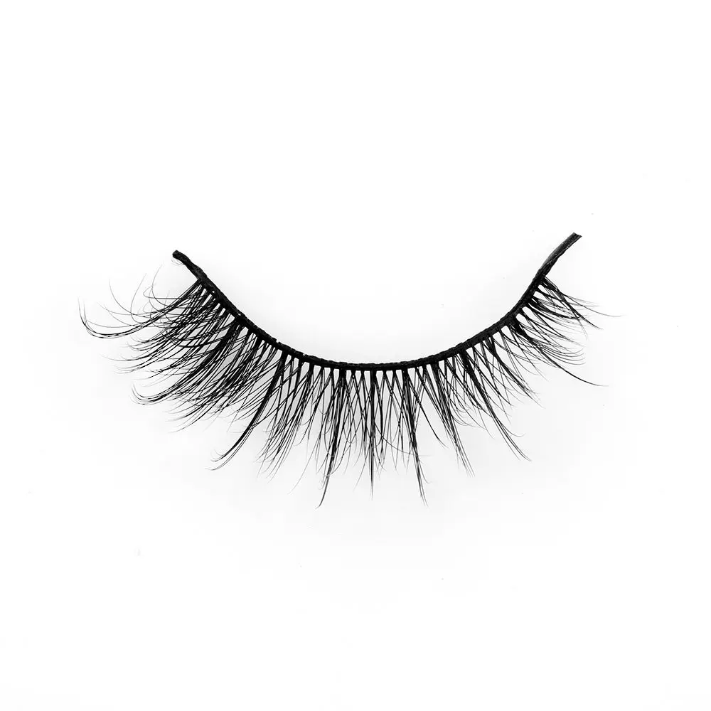 10 Pairs Soft Faux Mink Hair False Eyelashes Natural Long Wispy Fluffy Multilayer Handmade Lashes DIY Extension Tool