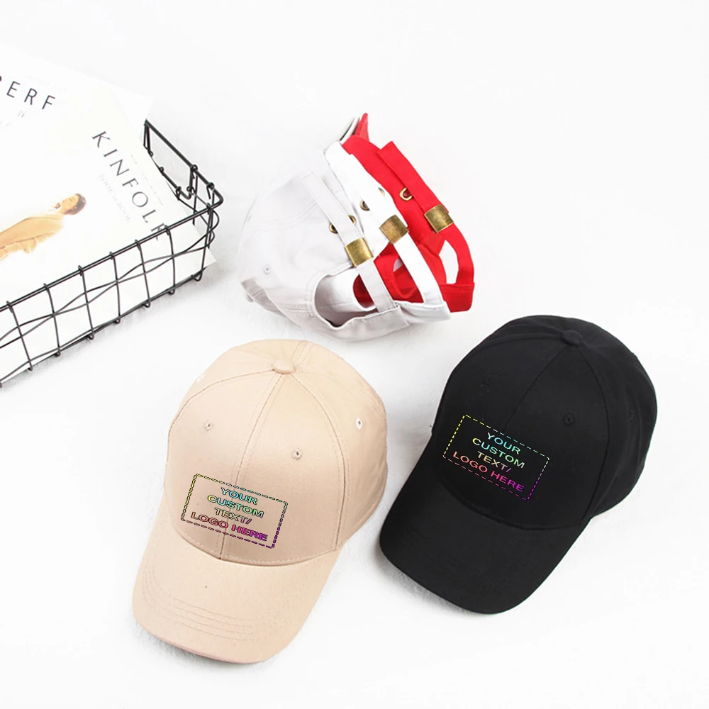 Бейсбольная кепка с индивидуальным логотипом и принтом, женская и мужская повседневная однотонная бейсболка в стиле хип-хоп Snapback для папы и взрослых