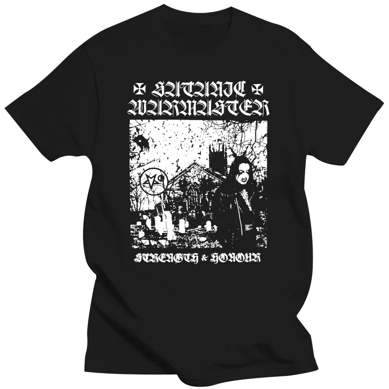 Satanic Warmaster Strength And Honour 2001 Album Cover T Shirt