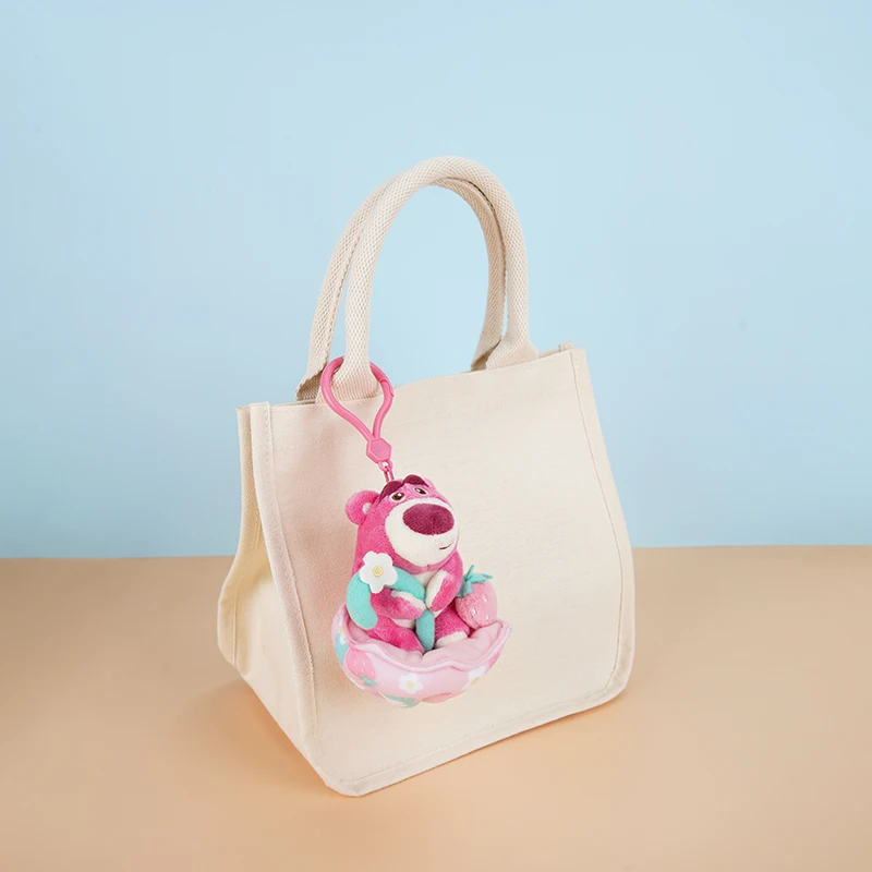 Nuovo Kawaii Disney Potdemiel Peluche Portachiavi Bambola Giocattoli Anime Cartoon Regalo Peluche Farcito Borsa con ciondolo Accessorio Regali di compleanno