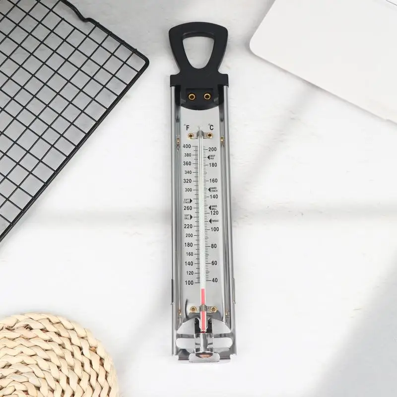 Stainless Steel Kitchen Craft Probe Cooking Thermometer For Jam Sugar Candy Liquid Boiled Sugar Thermometer Tool
