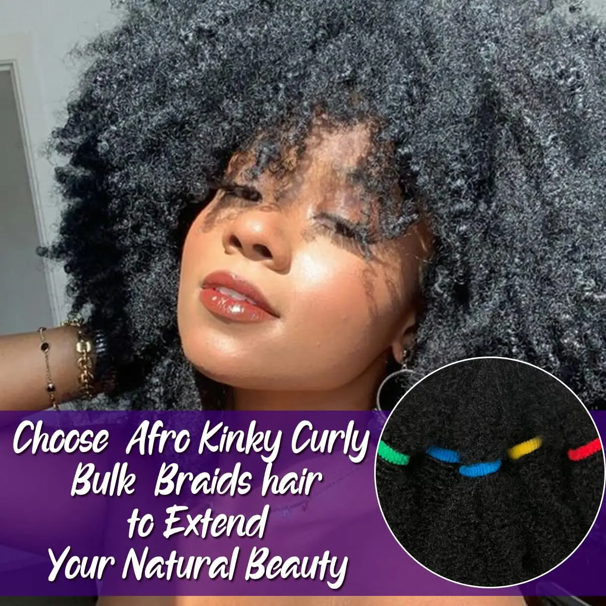 1/7 แพ็ค Afro Kinky ผม Pre ยืด Afro Kinky Twist ผม Braiding ผม Kinky Twist Crochet Braids สังเคราะห์