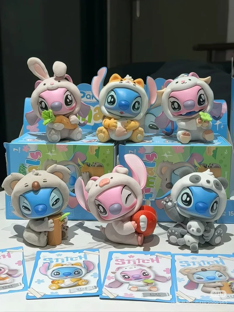 2028 Disney Lilo Stitch Serie Tier Party Blind Box Nette Überraschung Box Figur Dekoration Kawaii Nette Puppe Weihnachten Hallowmas Spielzeug